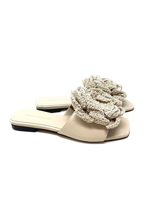 Ciabatta donna con fiore ANGEL ALARCON | 25082016DREAMIVORY